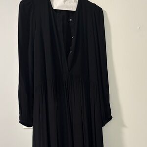 Aritzia Black Long Sleeve Dress